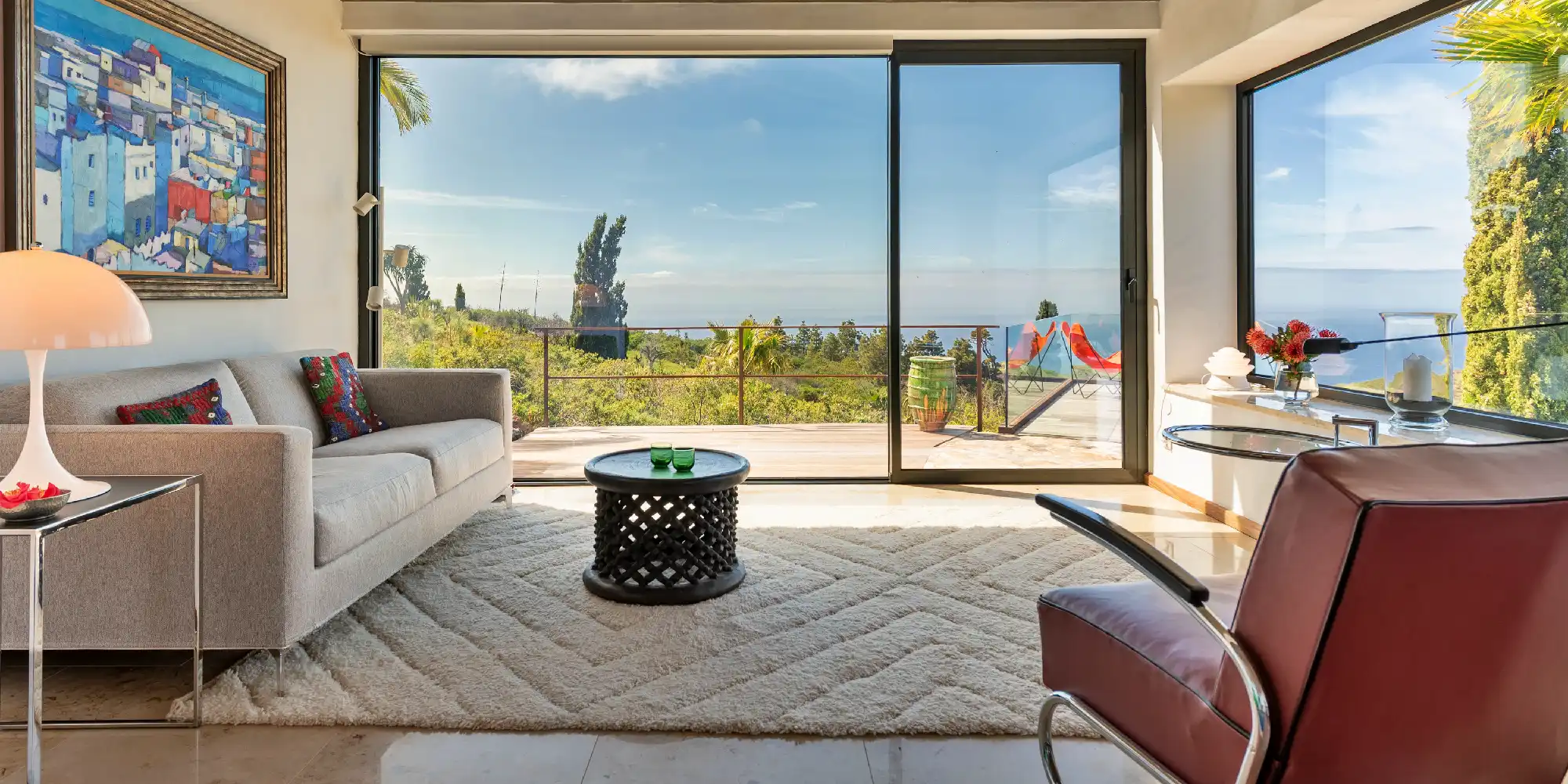 Casa vacacional con vistas al mar en La Palma