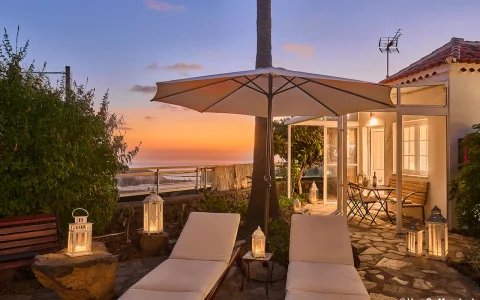 Ferienapartment mit Pool in Tajuya auf La Palma
