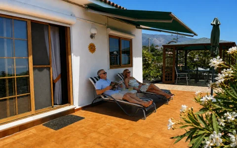 Ferienhaus mit Pool in El Paso La Palma
