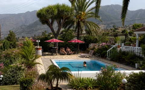 Ferienhaus mit Pool in El Paso La Palma