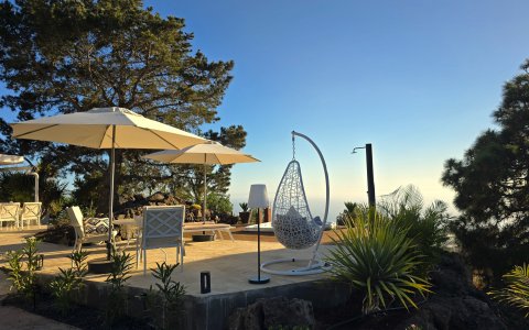 Ferienhaus mit Jaccuzi in Tacande La Palma
