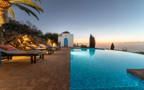 Ferienvilla mit Pool in Puntagorda - La Palma