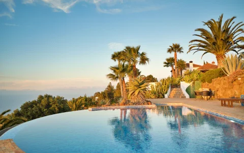 Ferienvilla mit Pool in Puntagorda - La Palma