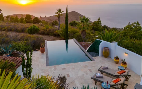 Ferienhaus mit Pool in Puntagorda - La Palma