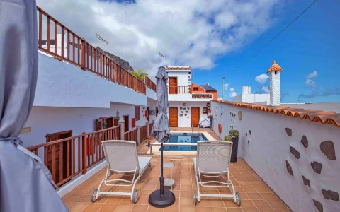 Ferienhaus mit vier Studios in Las Cruces auf Teneriffa