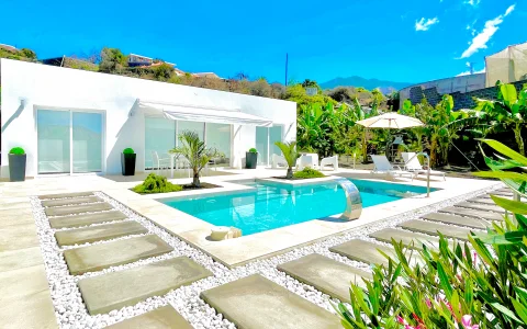 Ferienhaus mit Pool in Tajuya auf La Palma