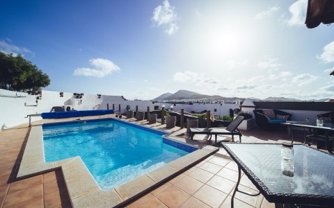 Studio mit Pool in San Bartolome