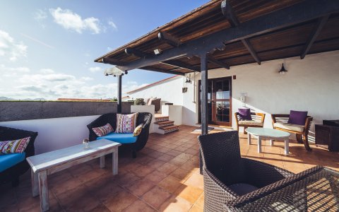 Studio mit Pool in San Bartolome