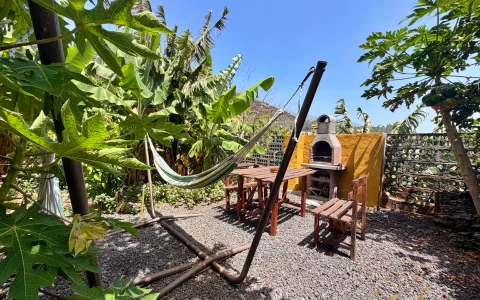 Ferienhaus mit Meerblick bei Puerto Naos