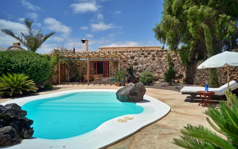 Villa mit Pool in Lajares auf Fuerteventura