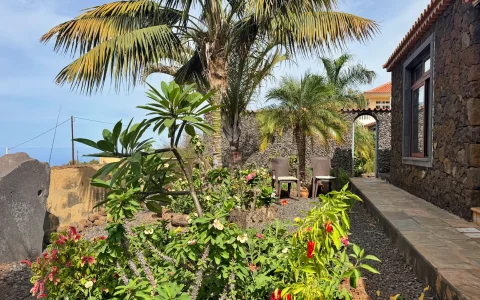 Ferienhaus mit Pool in Puntagorda - La Palma