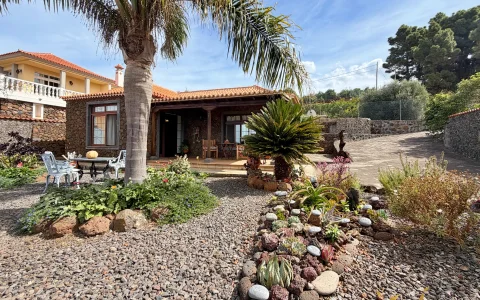 Ferienhaus mit Pool in Puntagorda - La Palma