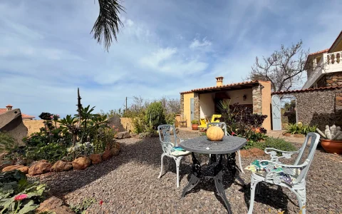 Ferienhaus mit Pool in Puntagorda - La Palma