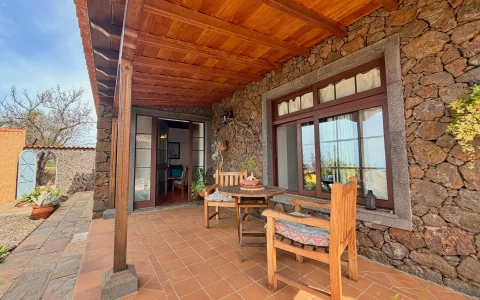 Ferienhaus mit Pool in Puntagorda - La Palma