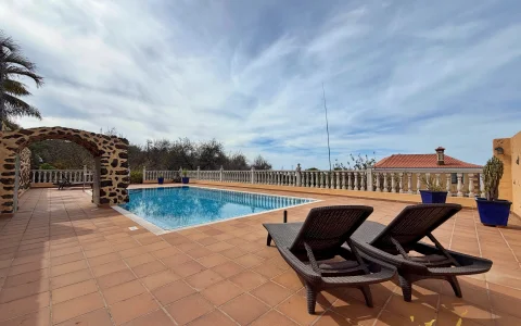 Ferienhaus mit Pool in Puntagorda - La Palma